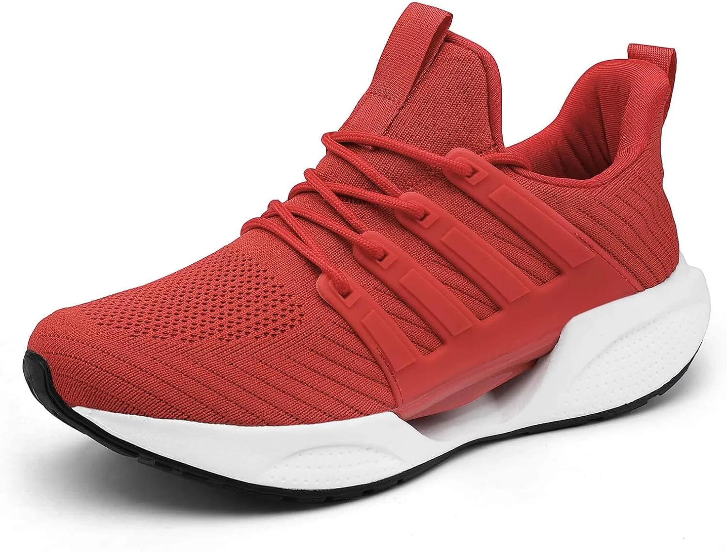 Mens Shoes Comfortable Shock Absorbing Light Non Slip Sneakers for Running Walking Road Sport Fashion Casual Breathable Soft