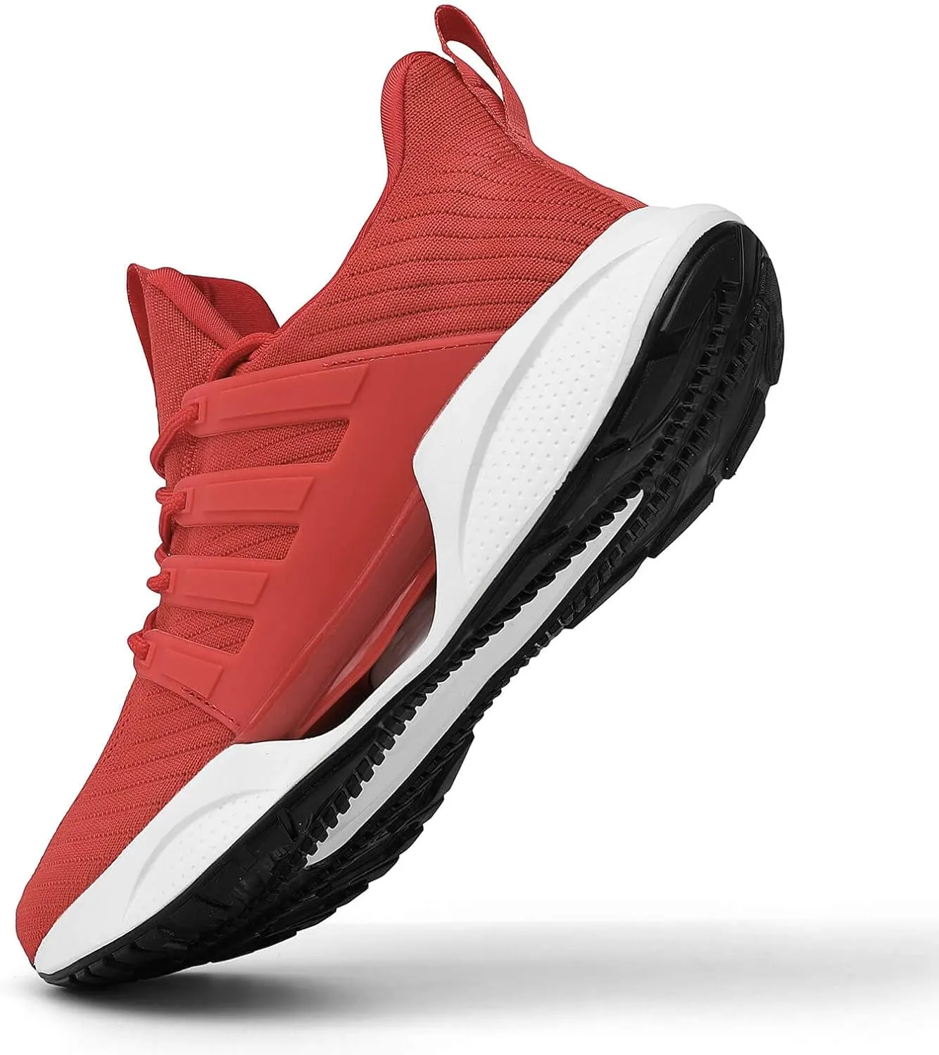 Mens Shoes Comfortable Shock Absorbing Light Non Slip Sneakers for Running Walking Road Sport Fashion Casual Breathable Soft