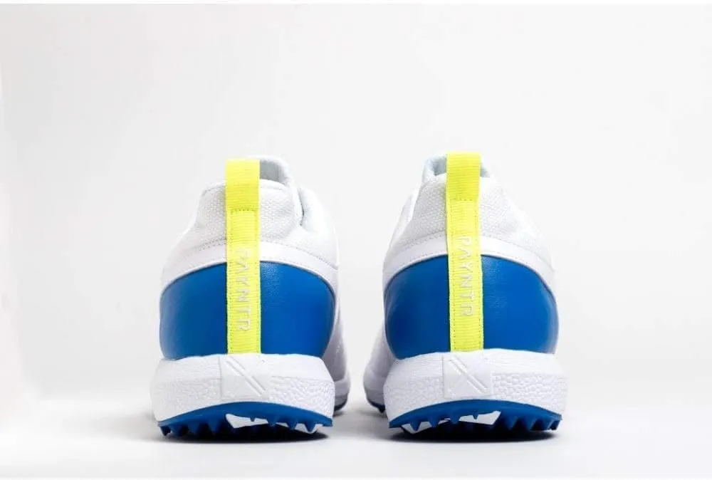 Men's V Pimple-Classic White Cricket Shoes-US12/UK11
