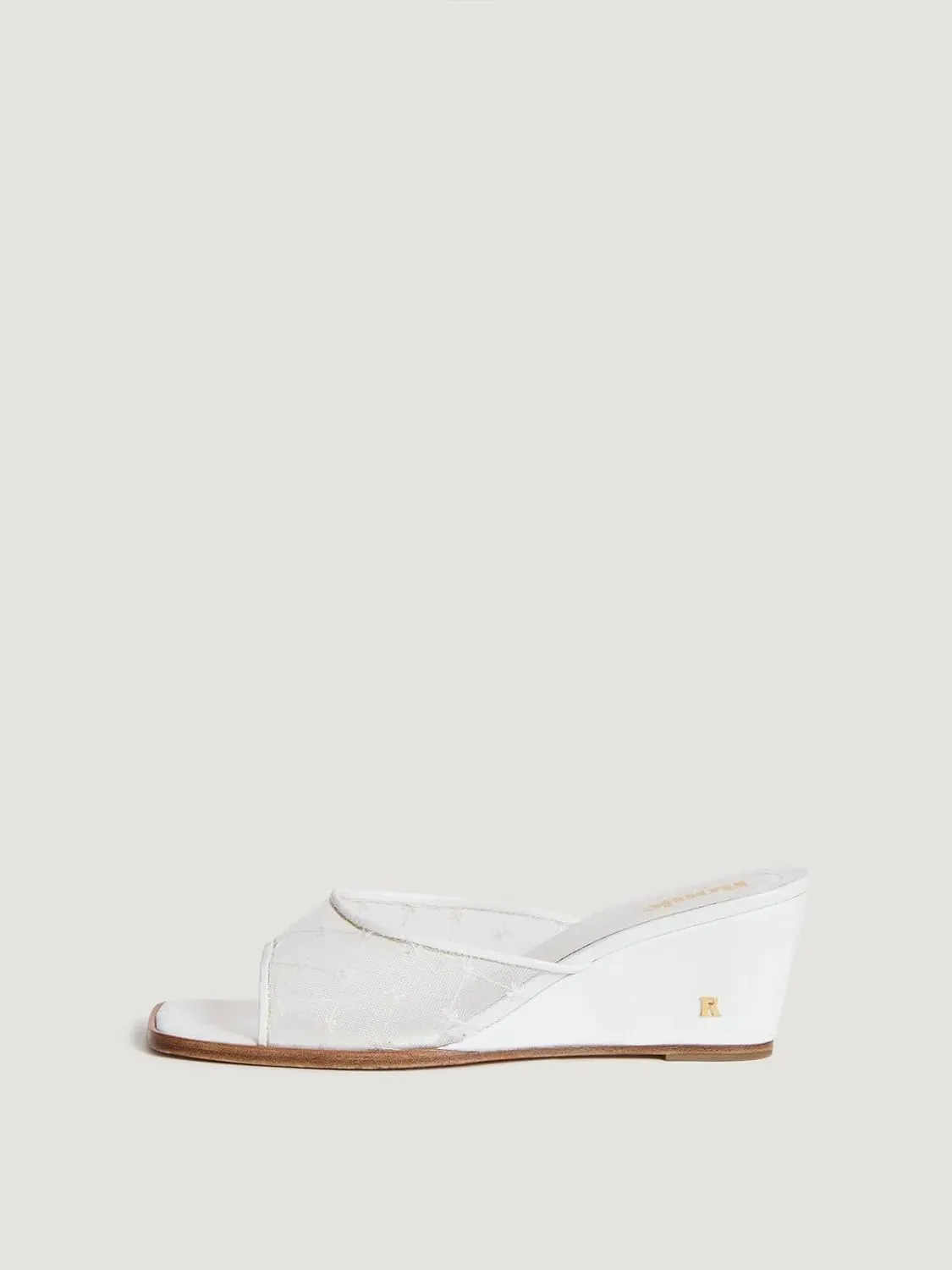 Mesh Wedge Sandals for Women Platform Espadrille Raffia Square Open Toe Slide Mule Sandal Casual Comfortable Summer Dress Shoes