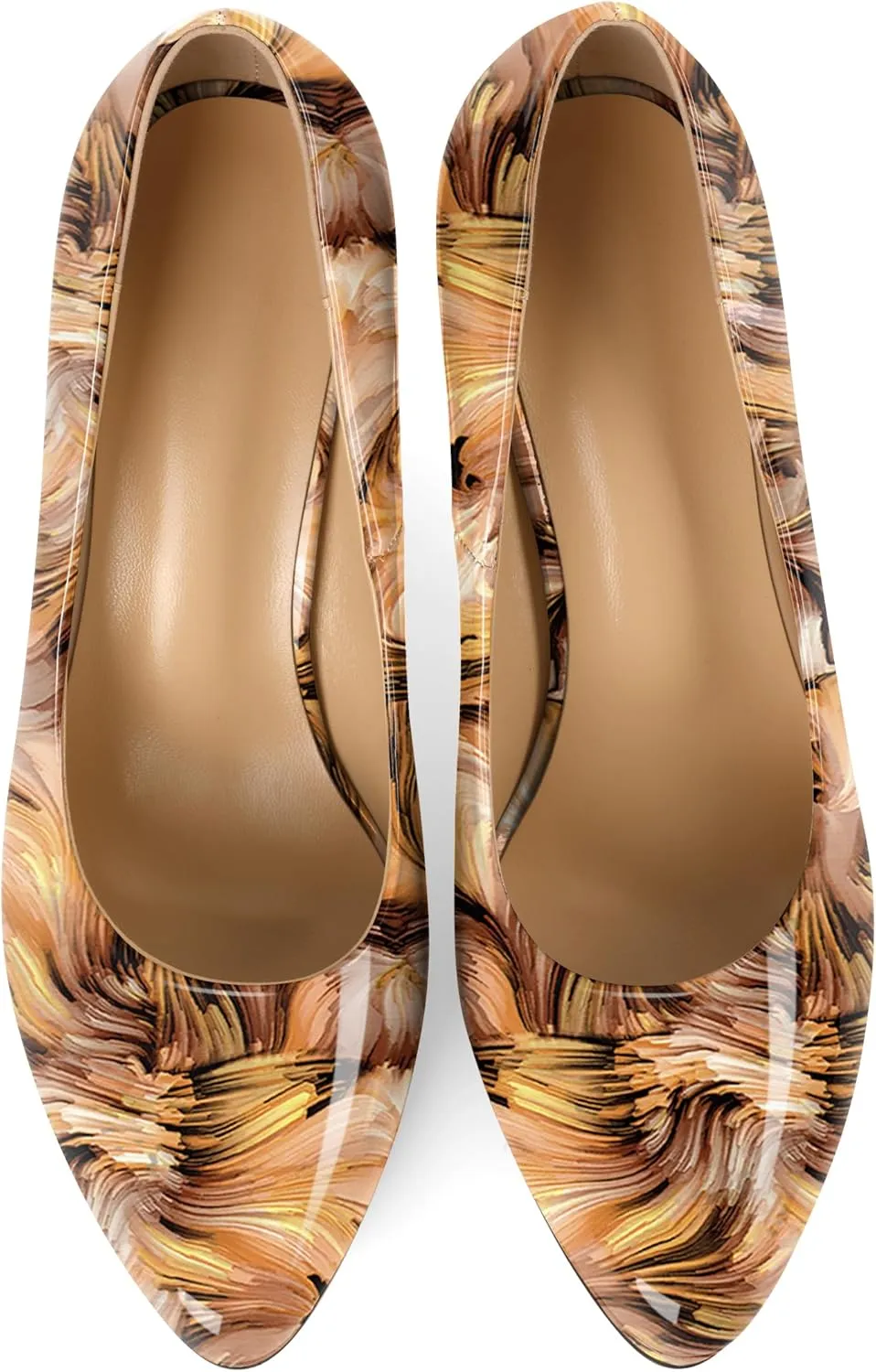 Mettesally Women High Heels Platform Pumps Stilettos Slip-on Fashion Daily Office Women Shoes 3.5 Inches