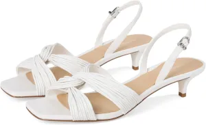 Michael Kors Women's Alessia Kitten Sandal Heeled