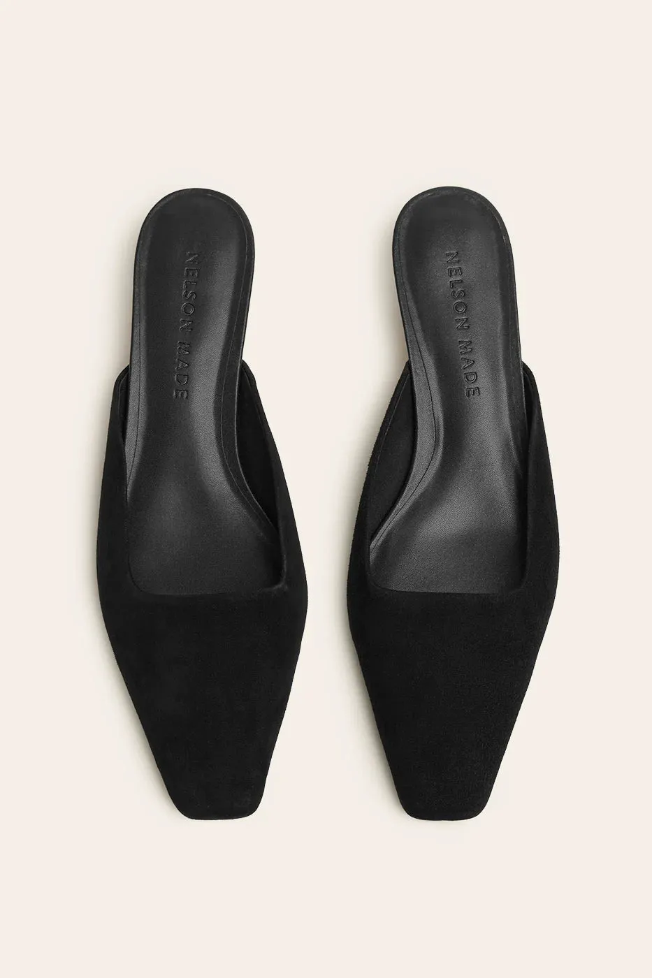 Mimi Mule Black Suede