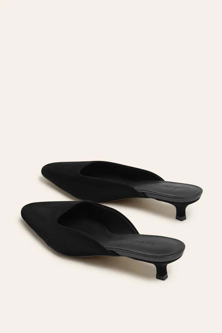 Mimi Mule Black Suede