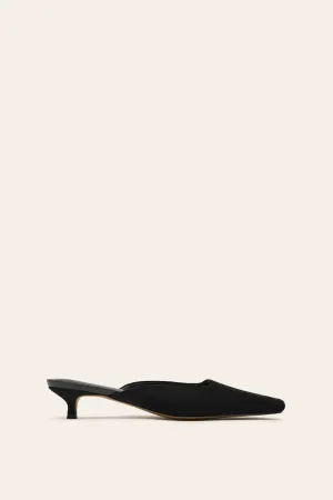 Mimi Mule Black Suede