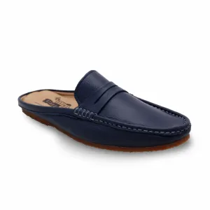 Mochi Mule Wrinkle Soft Navy