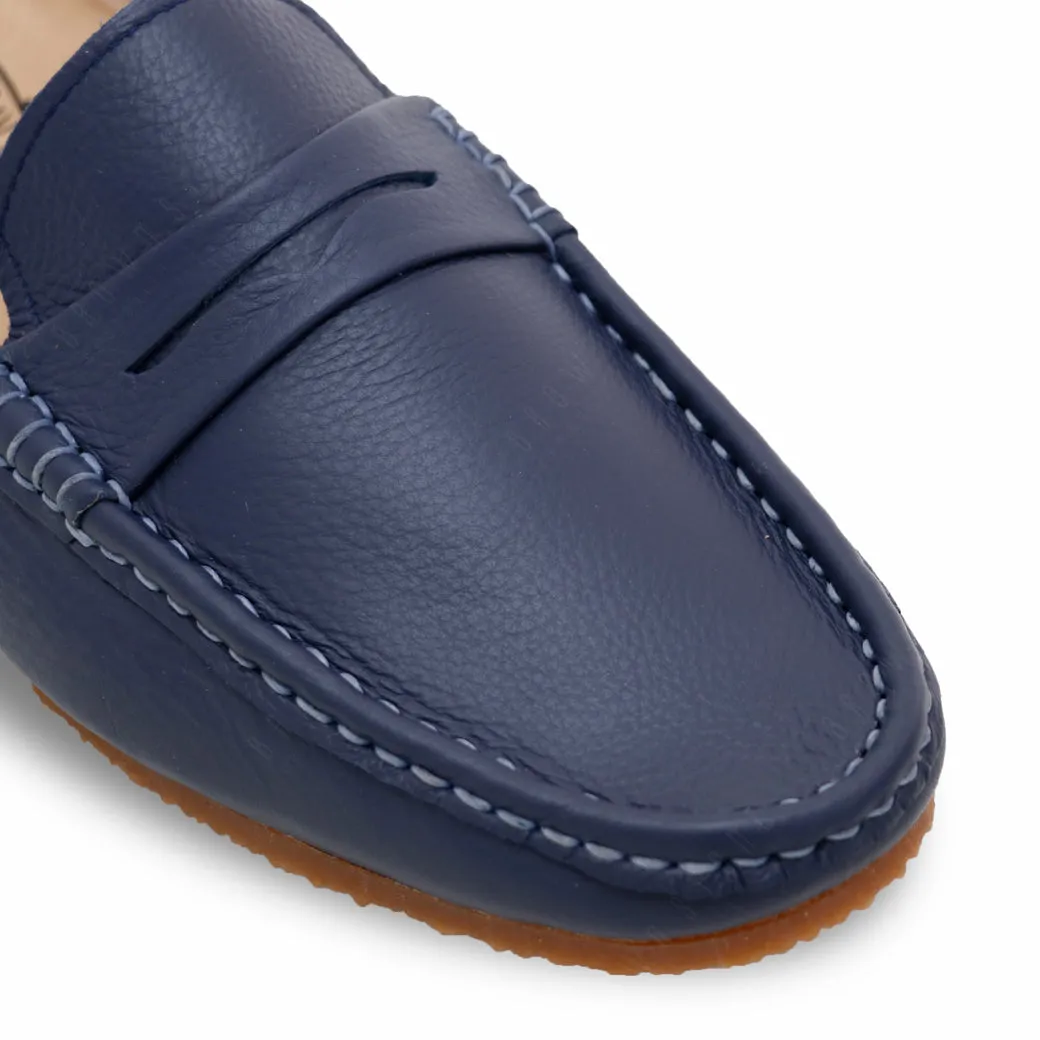 Mochi Mule Wrinkle Soft Navy