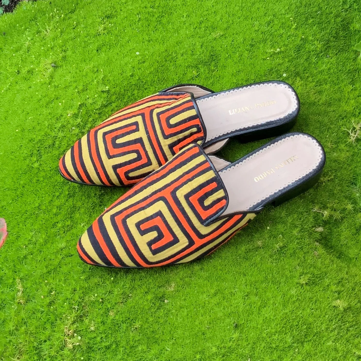 Mola Mules | Orange Design