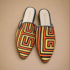 Mola Mules | Orange Design
