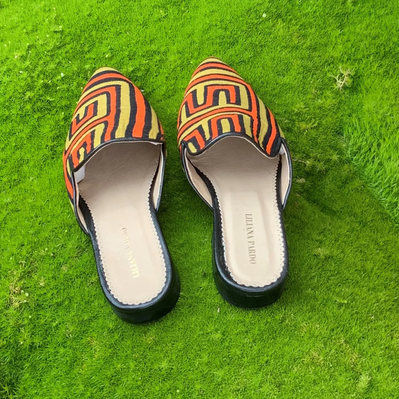 Mola Mules | Orange Design