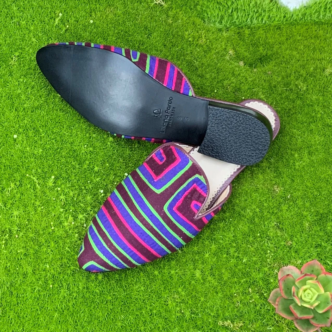 Mola Mules | Vibrant Multicolor
