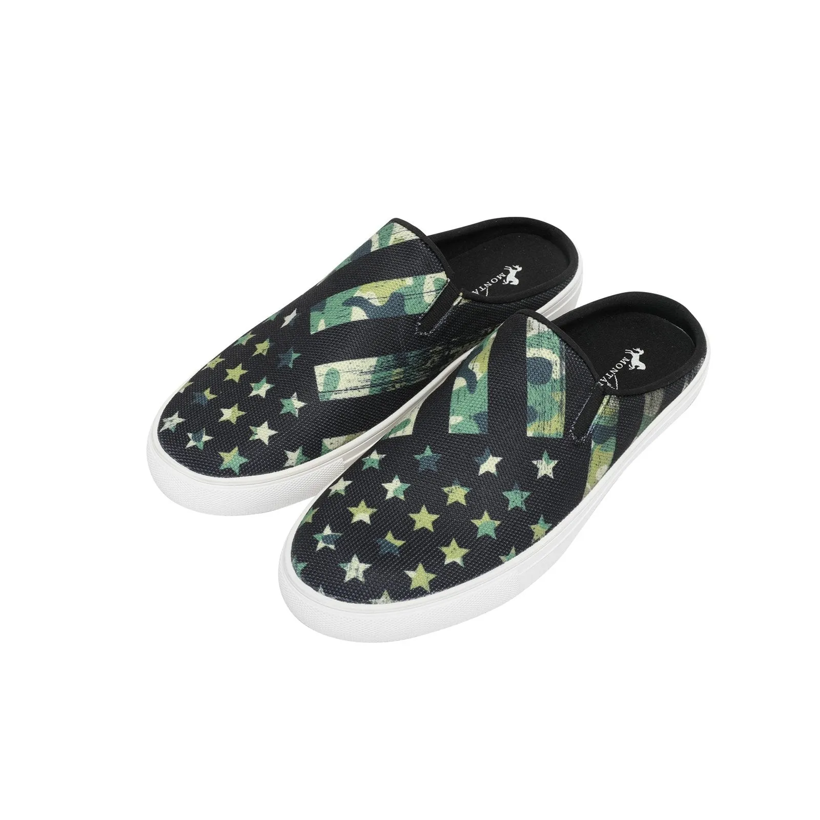 Montana West Western Print Collection Sneaker Slides