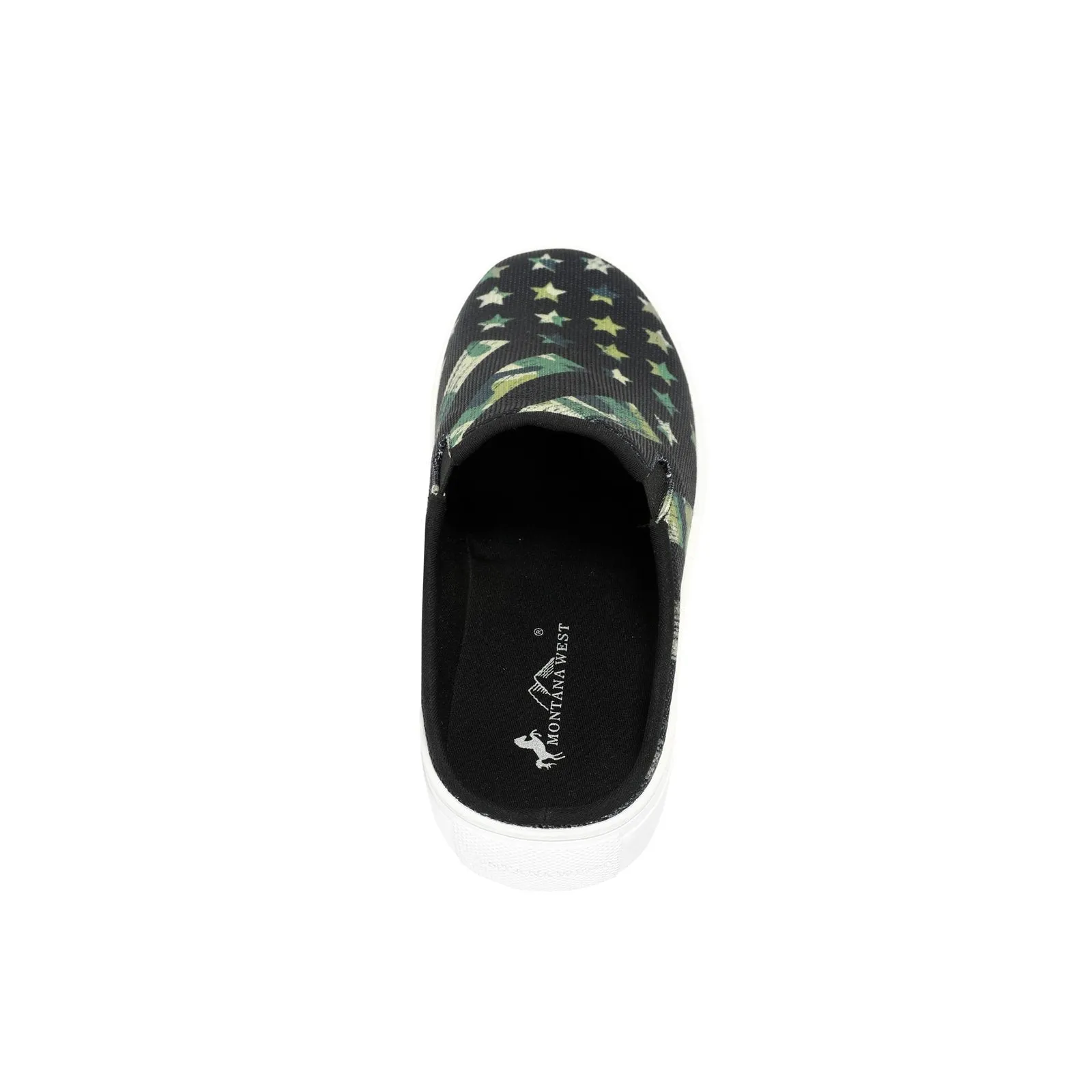Montana West Western Print Collection Sneaker Slides