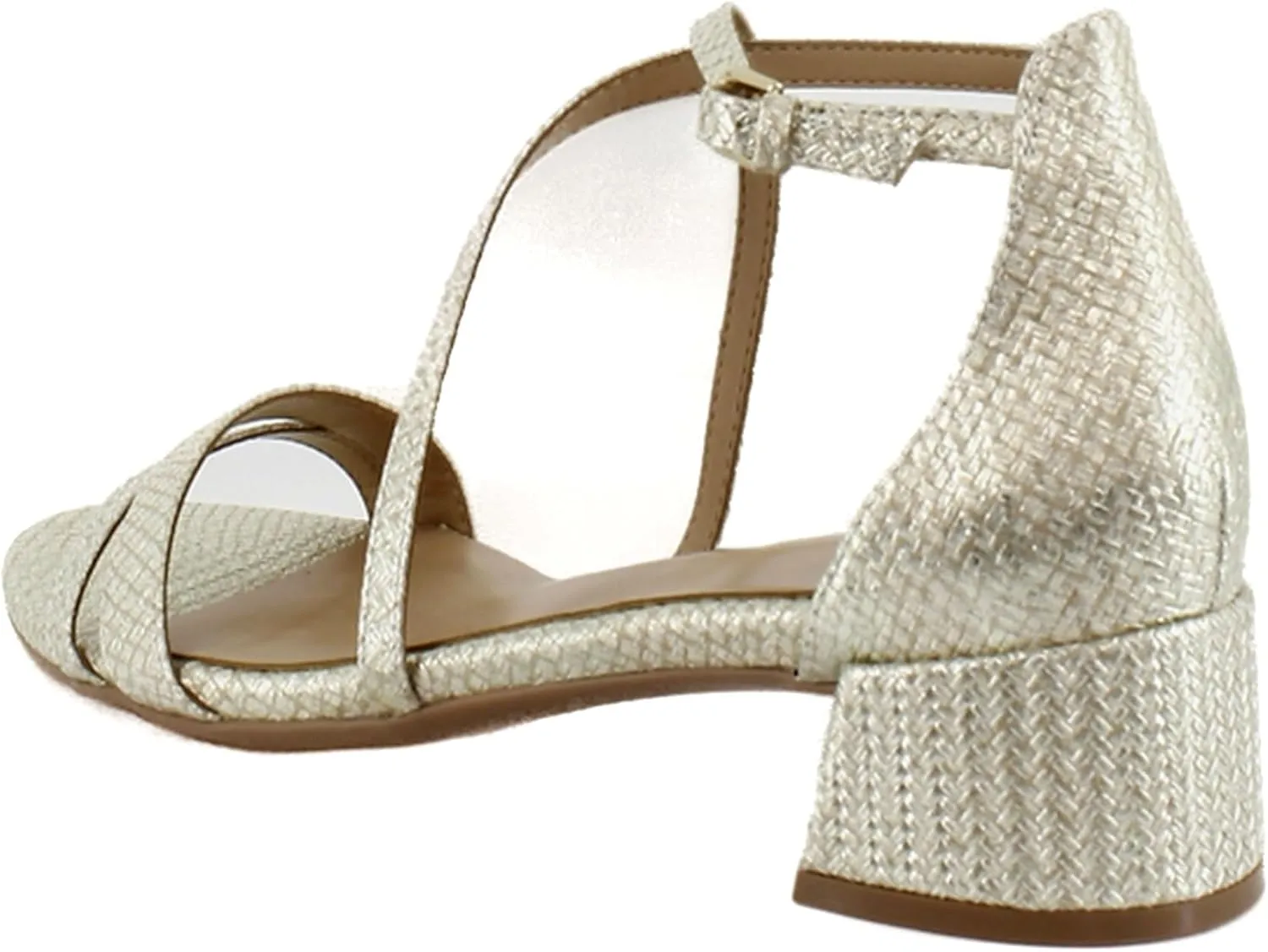 Naturalizer Women's June Strappy Low Block Heel Dress Sandal