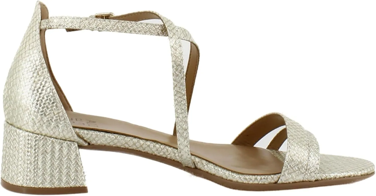 Naturalizer Women's June Strappy Low Block Heel Dress Sandal