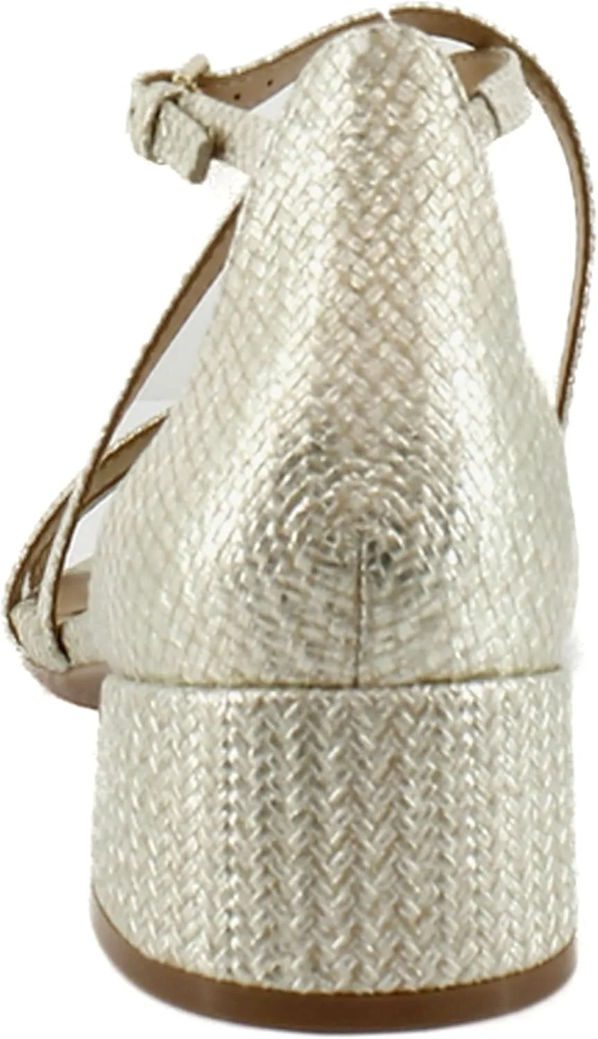 Naturalizer Women's June Strappy Low Block Heel Dress Sandal