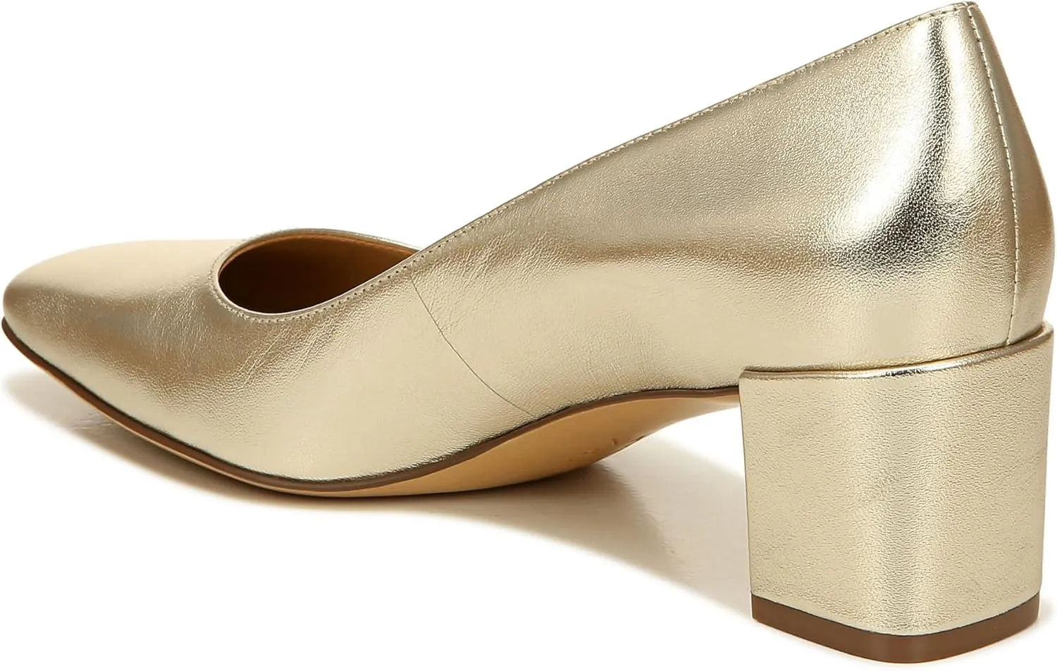 Naturalizer Women's Karina Low Block Heel Square Toe Pump