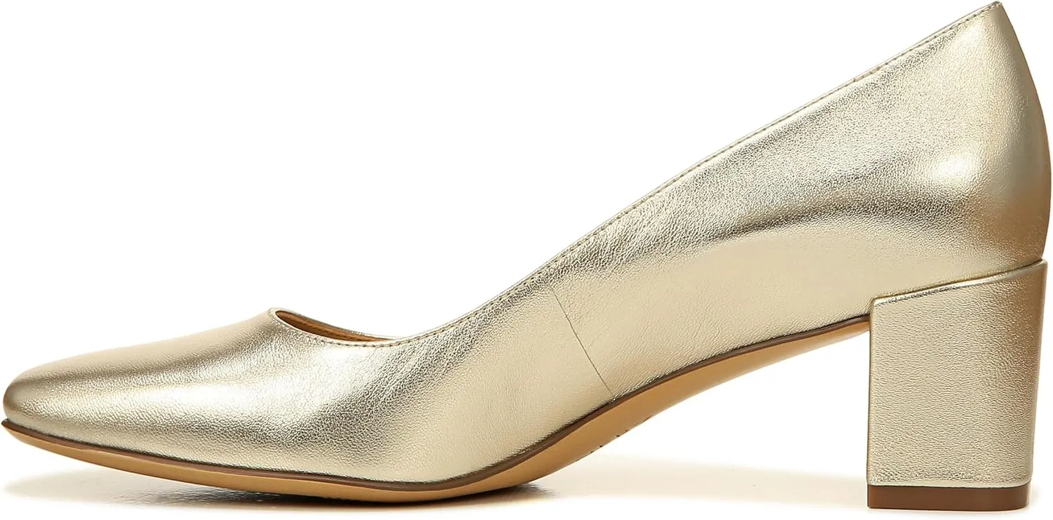 Naturalizer Women's Karina Low Block Heel Square Toe Pump