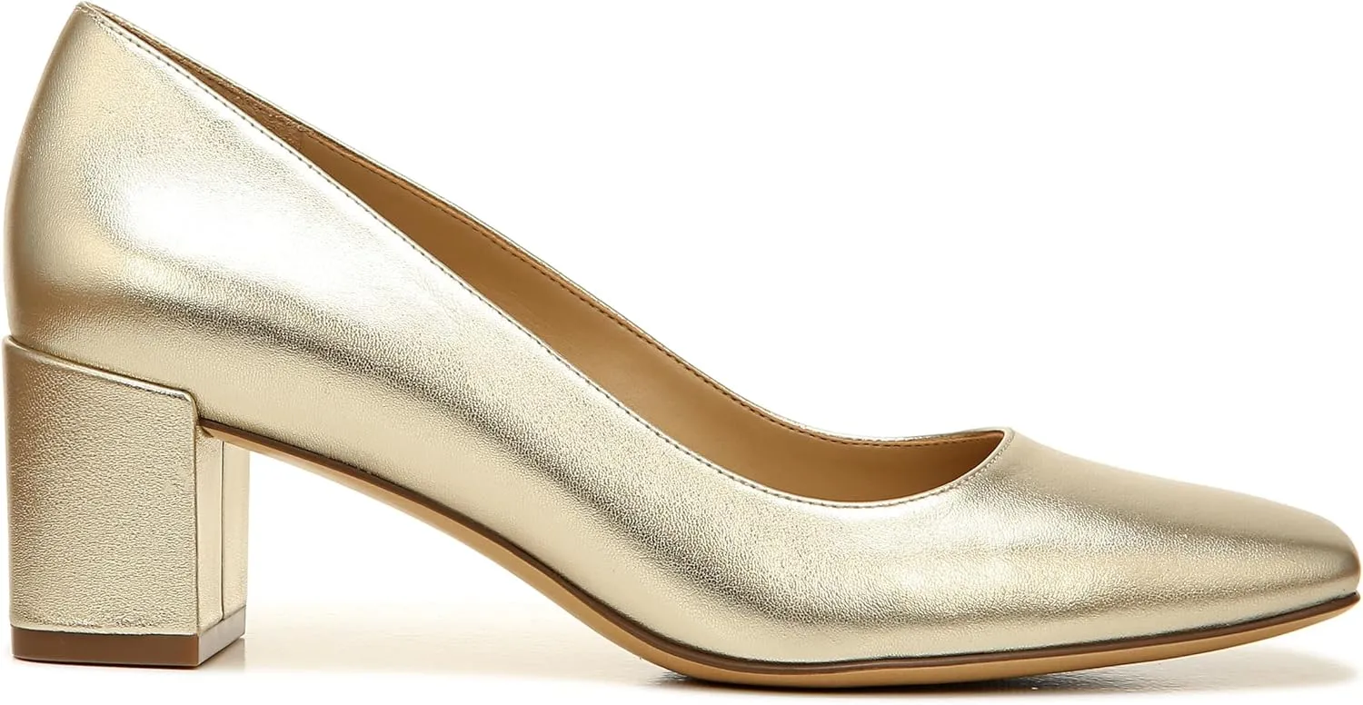 Naturalizer Women's Karina Low Block Heel Square Toe Pump