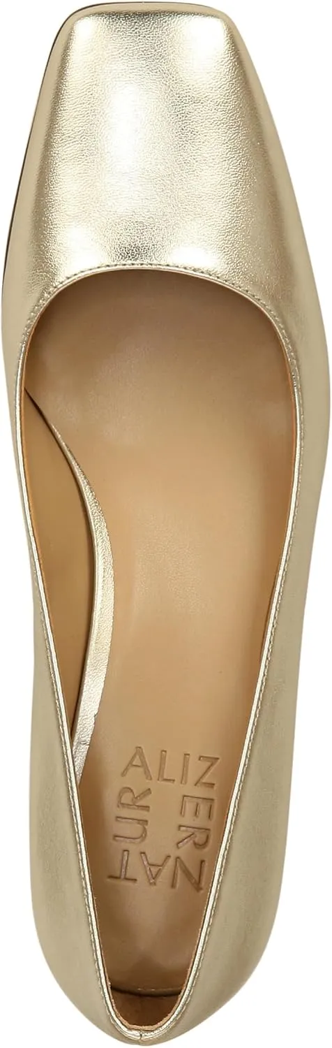 Naturalizer Women's Karina Low Block Heel Square Toe Pump