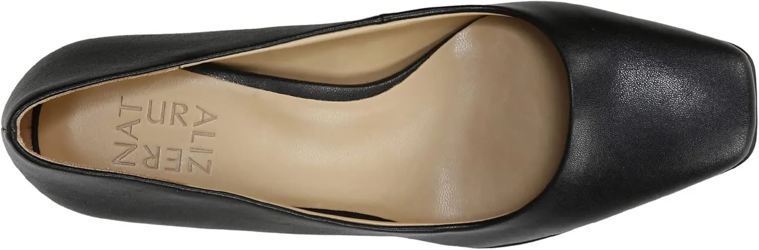 Naturalizer Women's Warner Square Toe Block Heel Pump
