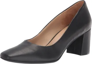 Naturalizer Women's Warner Square Toe Block Heel Pump