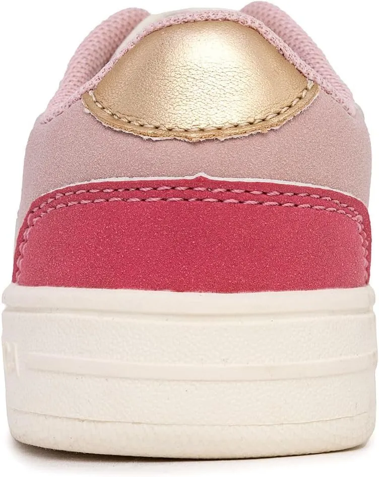 Nautica Girls Fashion Shoe - Lace-Up Low-Top Tennis Sneakers for Big Kids, Little Kids & Toddlers (Regular Heel/Platform Sole)