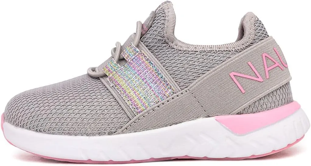 Nautica Kids Sneaker Athletic Slip-On Bungee Running Shoes|Boy - Girl|(Big Kid/Little Kid/Toddler) - Neave/Kappil