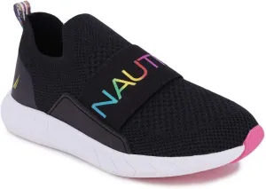 Nautica Youth Girls Slip-On Athletic Sneakers - Stylish Running and Tennis Shoes for Little and Big Kids