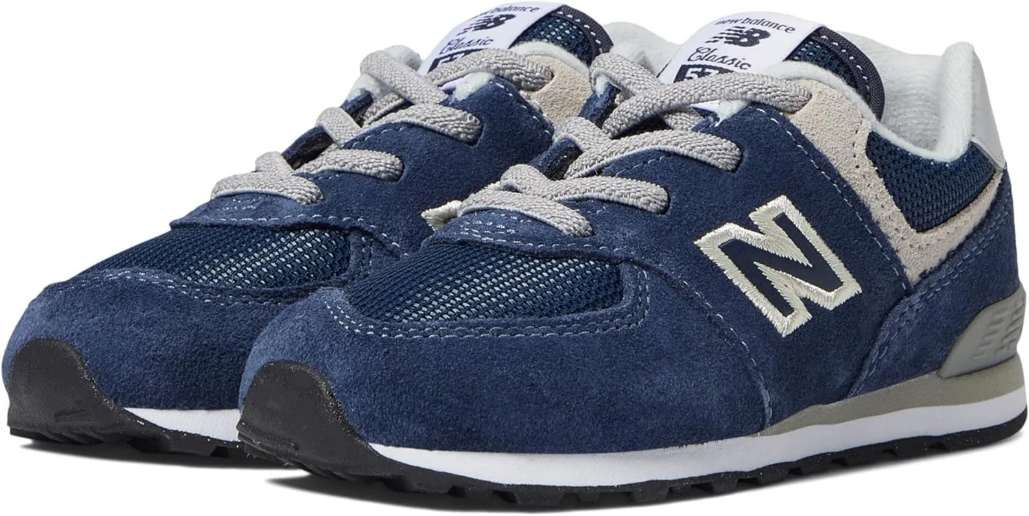 New Balance Boys' 574 Core Bungee Sneaker
