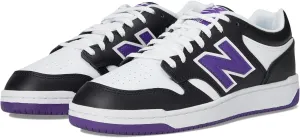 New Balance Unisex 480 Sneaker, Black/White, 8.5 US Men