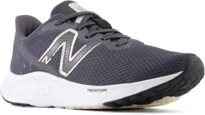 New Balance Women's Fresh Foam Arishi V4 Running Shoe, Magnet/Team Cream/Light Gold Metallic, 10 Wide