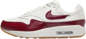 Nike Air Max 1 LX Women's Shoes (FJ3169-100, Sail/Sail/Gum Light Brown/Team Red)