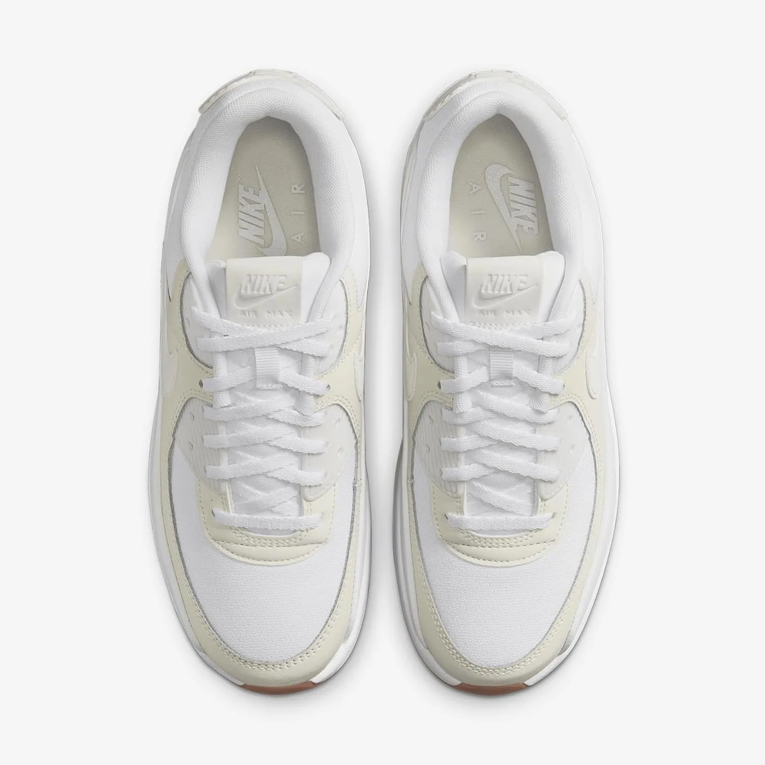 Nike Air Max 90 LV8 Women's Shoes (FD4328-111, White/Soft Pearl/Platinum Tint/Sail)