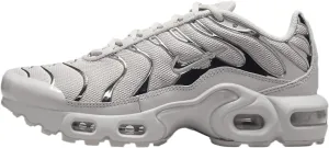Nike Air Max Plus Big Kids' Shoes (FZ0977-001, Light Iron Ore/Gym Red/Smoke Grey) Size 6