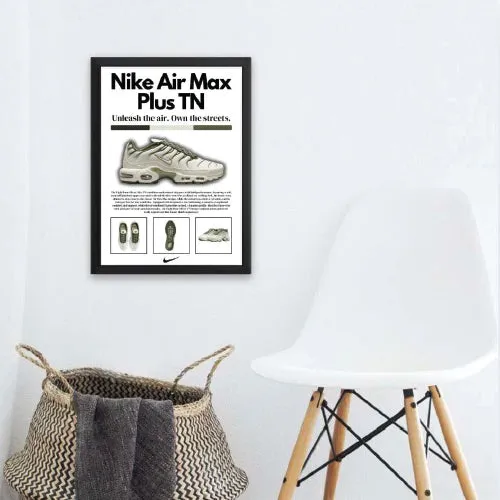 Nike Air Max Plus Men Sneakers Olive Wall Poster