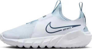 Nike Flex Runner 2 Big Kids' Road Running Shoes (DJ6038-010, Football Grey/Light Armory Blue/White) Size 4.5