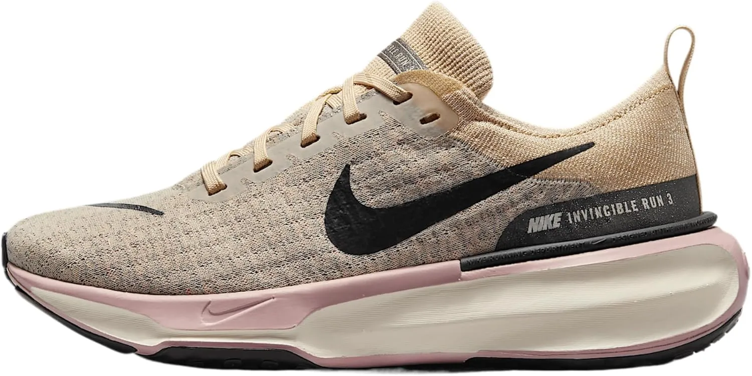 Nike Invincible 3 Premium Women's Road Running Shoes (FQ5027-100, Sanddrift/Pink Oxford/Light Soft Pink/Anthracite)
