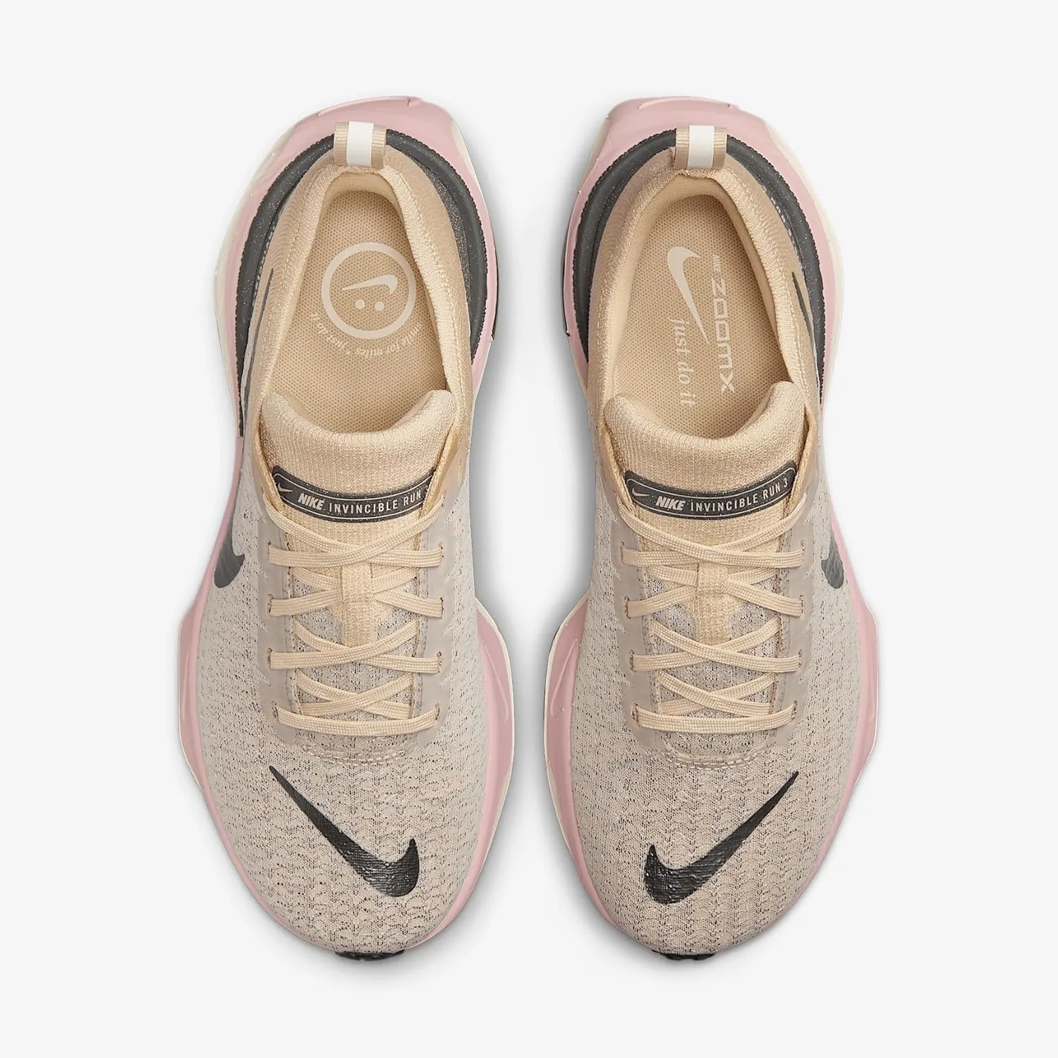 Nike Invincible 3 Premium Women's Road Running Shoes (FQ5027-100, Sanddrift/Pink Oxford/Light Soft Pink/Anthracite)