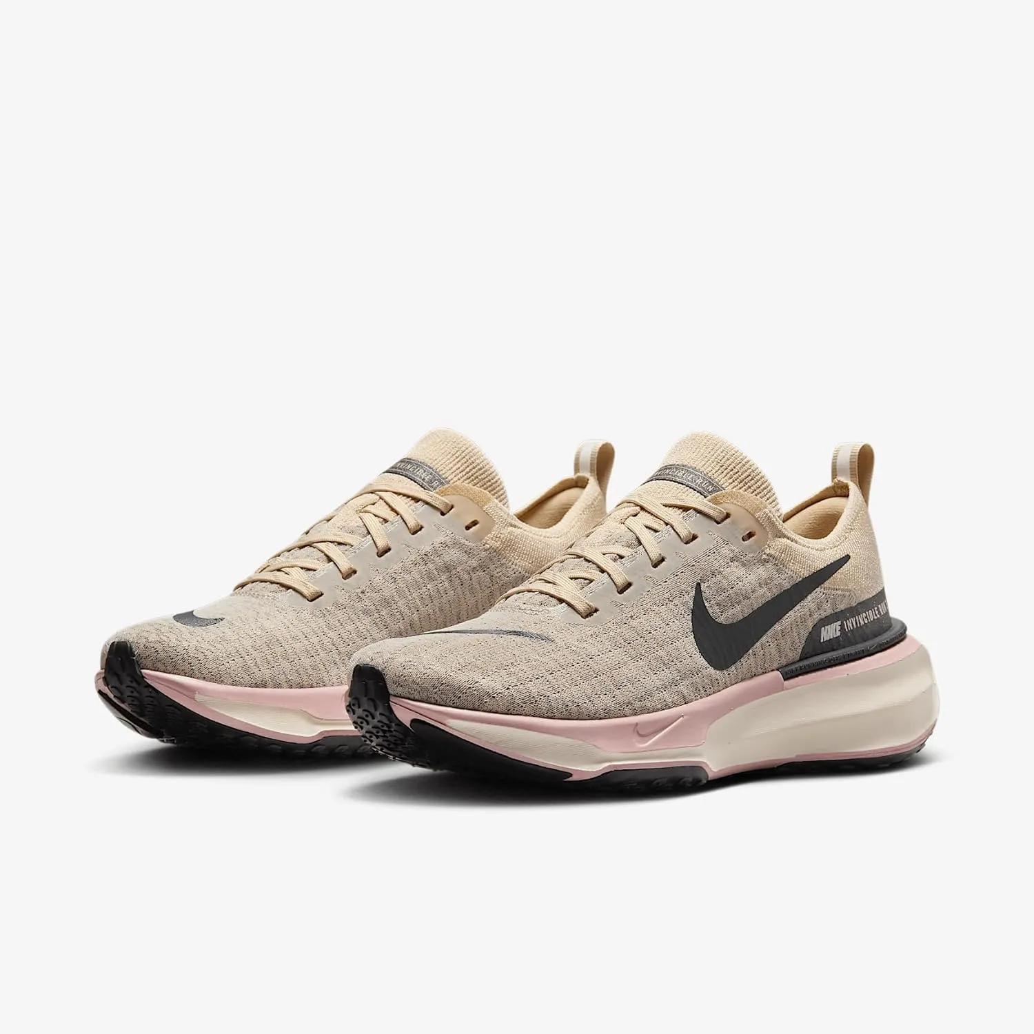 Nike Invincible 3 Premium Women's Road Running Shoes (FQ5027-100, Sanddrift/Pink Oxford/Light Soft Pink/Anthracite)