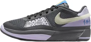 Nike Ja 1 Big Kids' Basketball Shoes (DX2294-002, Iron Grey/Lilac Bloom/Light Photo Blue/Glow) Size 5