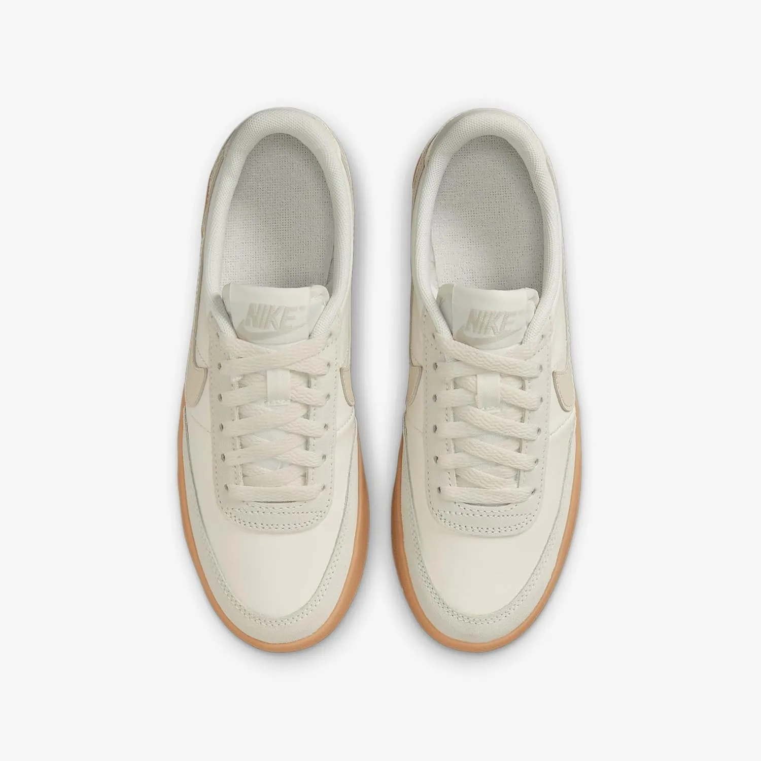 Nike Killshot 2 Big Kids' Shoes (IF0500-101, Sail/Gum Yellow/Light Orewood Brown)