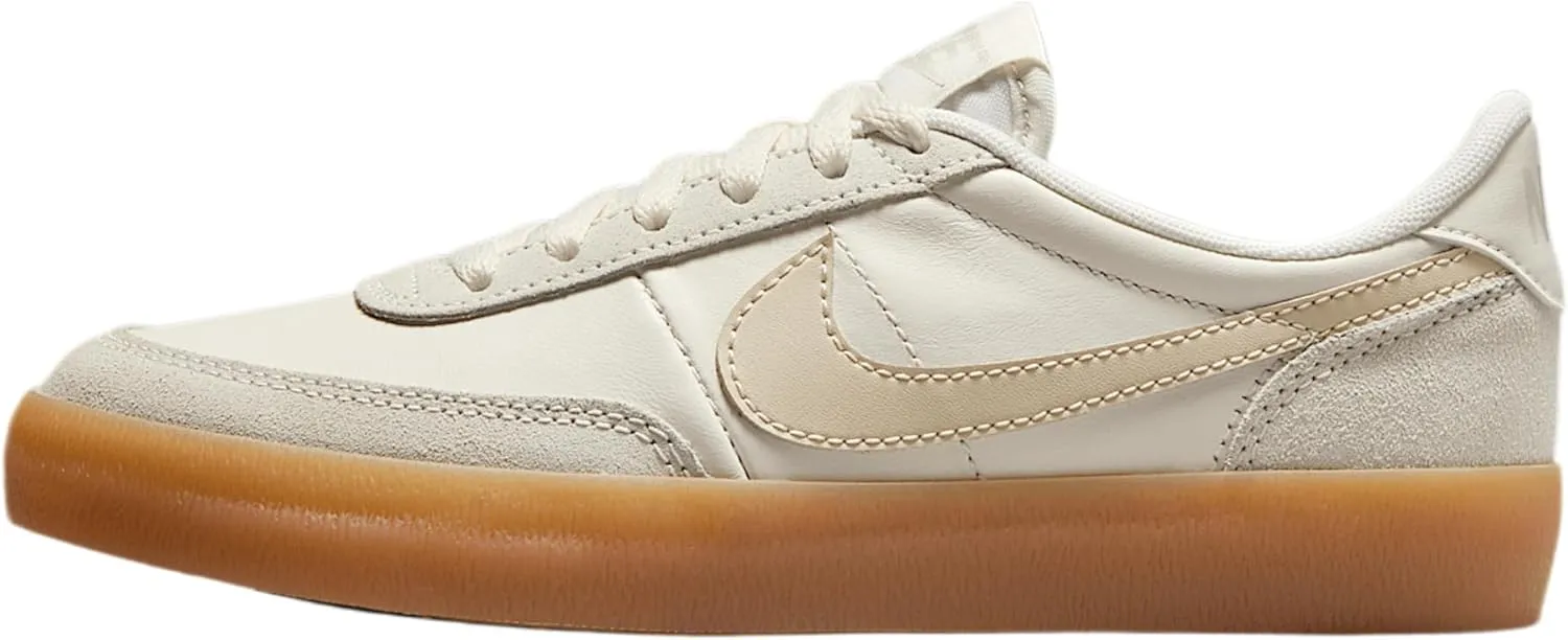 Nike Killshot 2 Big Kids' Shoes (IF0500-101, Sail/Gum Yellow/Light Orewood Brown)