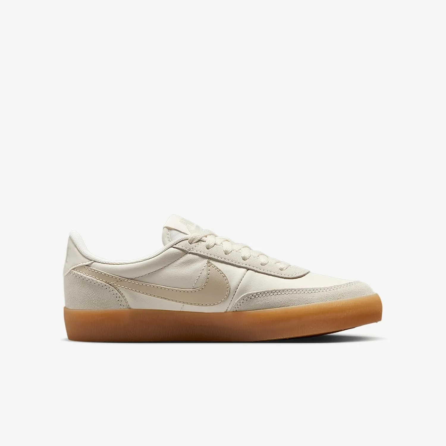 Nike Killshot 2 Big Kids' Shoes (IF0500-101, Sail/Gum Yellow/Light Orewood Brown)