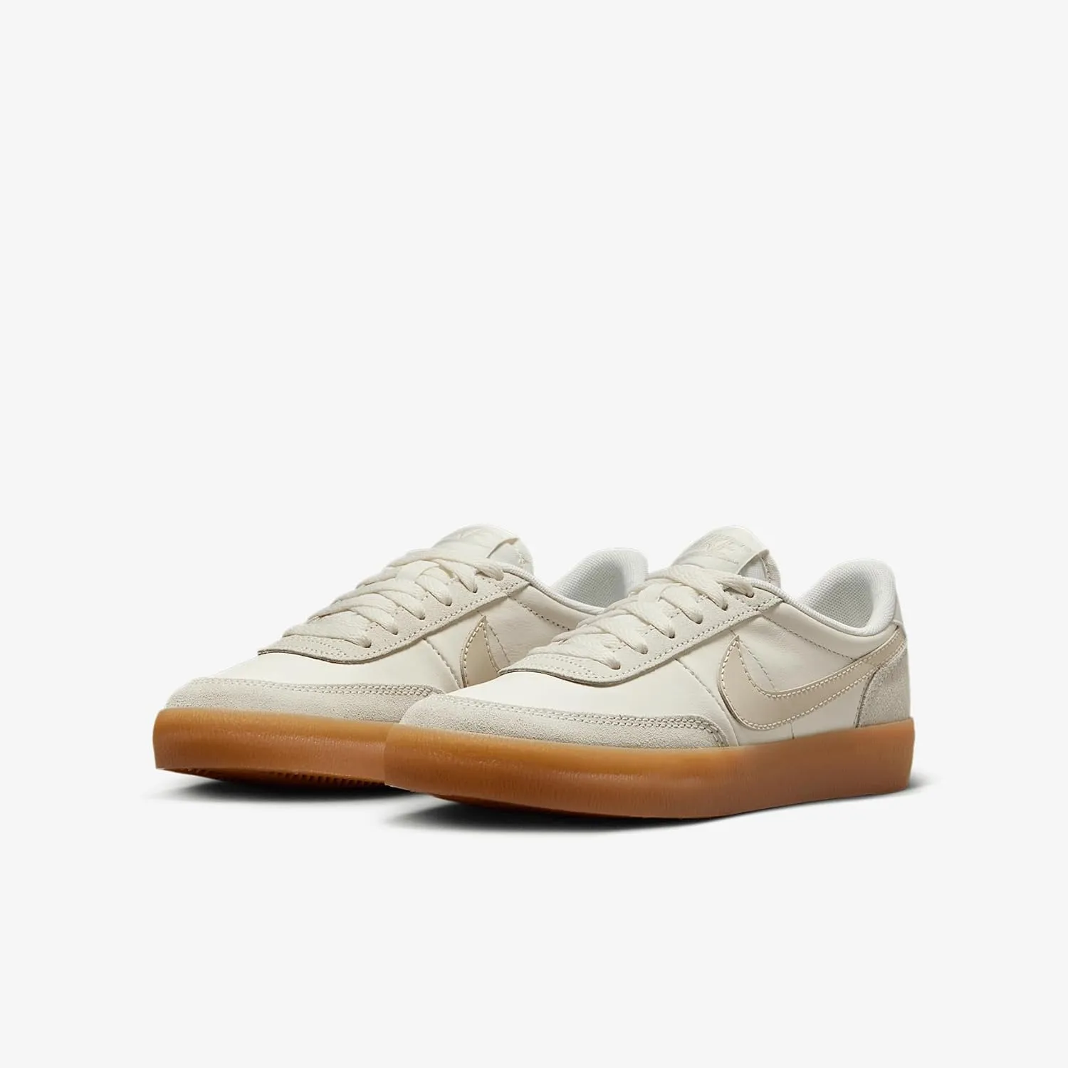 Nike Killshot 2 Big Kids' Shoes (IF0500-101, Sail/Gum Yellow/Light Orewood Brown)