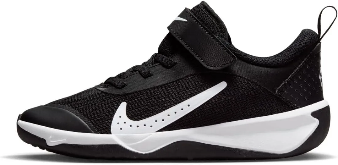 Nike Omni Multi-Court Little Kids' Shoes (DM9026-103, White/White/Cobalt Bliss)