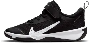 Nike Omni Multi-Court Little Kids' Shoes (DM9026-103, White/White/Cobalt Bliss)