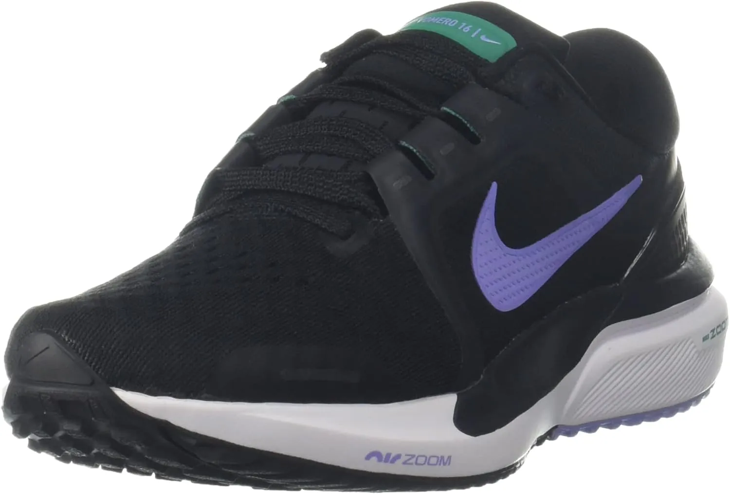 Nike Women's Air Zoom Vomero 16 Running Shoe, Black/Light Thistle-Off Noir, 7.5 M US