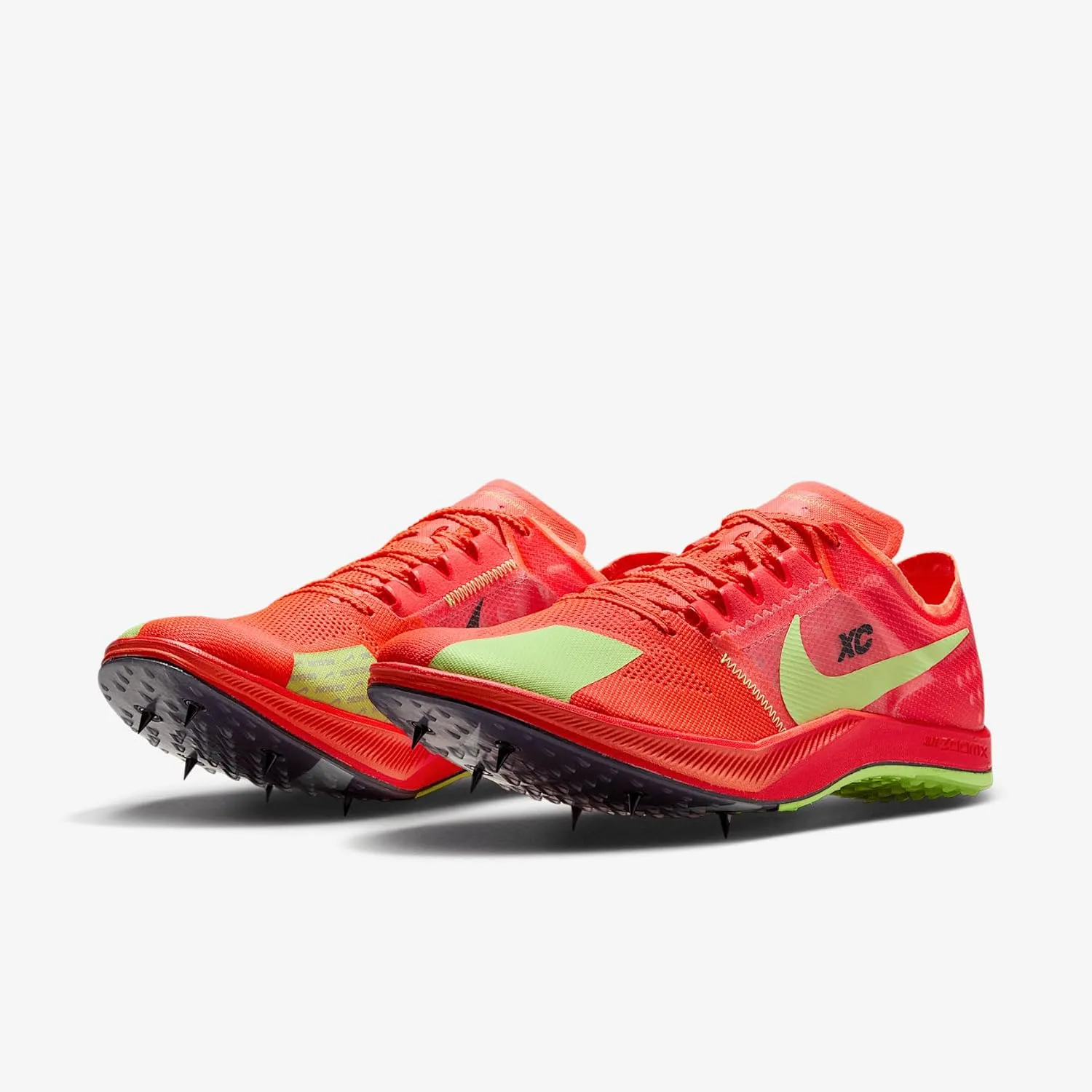 Nike ZoomX Dragonfly XC Cross-Country Spikes (DX7992-800, Hyper Orange/Bright Crimson/Mint Foam/Lime Blast)