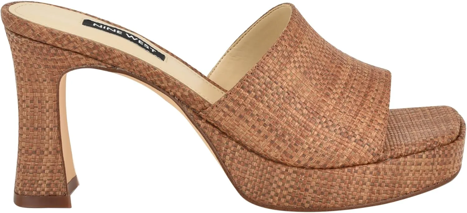 Nine West Women's Beez Heeled Open Toe Sandal